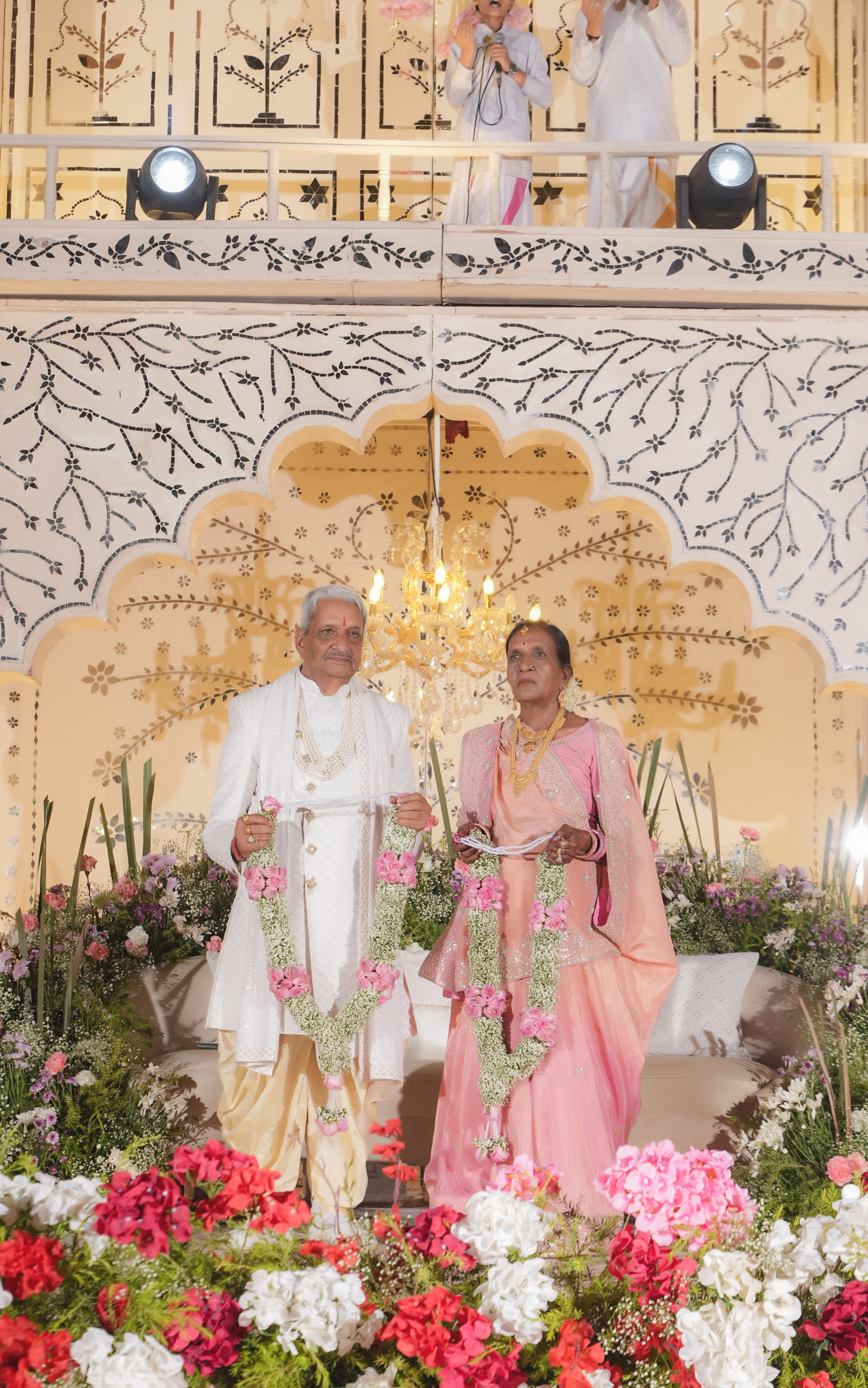 B.M. Sharma & Saroj Sharma wedding photography photograph in Jaipur, Rajasthan
